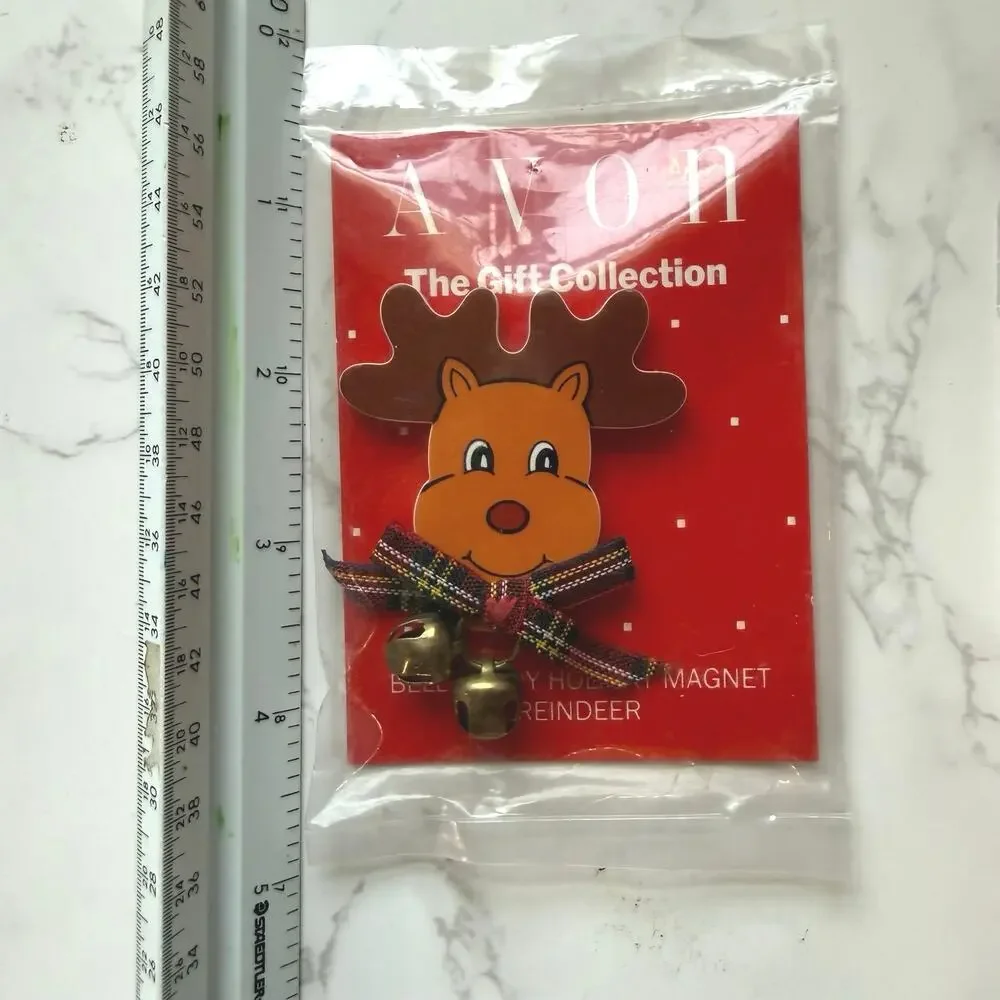 VTG 90s Avon Bell Buddy Christmas Magnets Set of 3 NIB